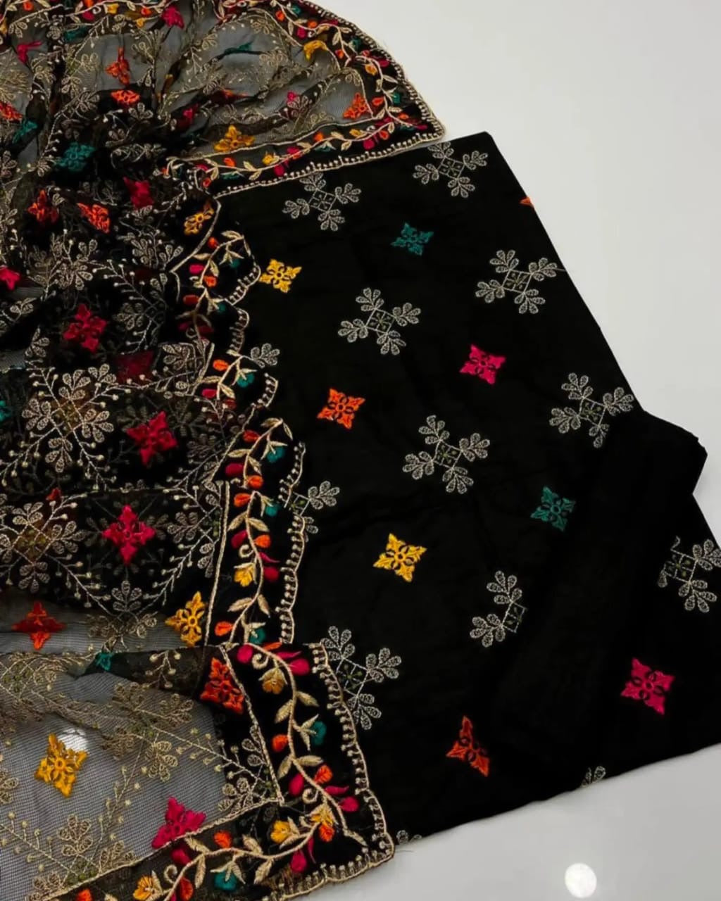 Elegant Collection of 03 Pcs Suit for Blck lovers