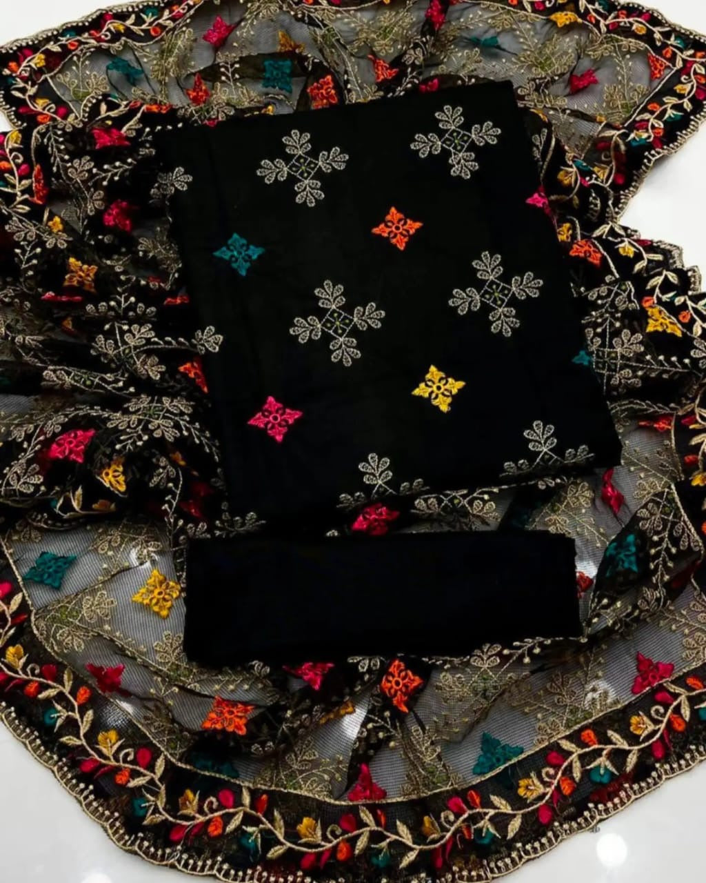 Elegant Collection of 03 Pcs Suit for Blck lovers