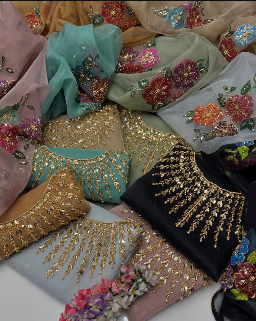 3PC Un-Sticth Sun Gala Hand-Made